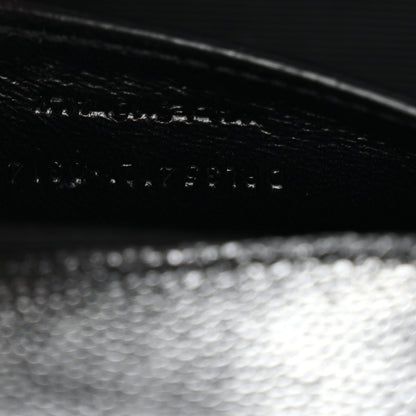 Saint Laurent Grain De Poudre Small Monogram Kate Satchel Black 7 of 10