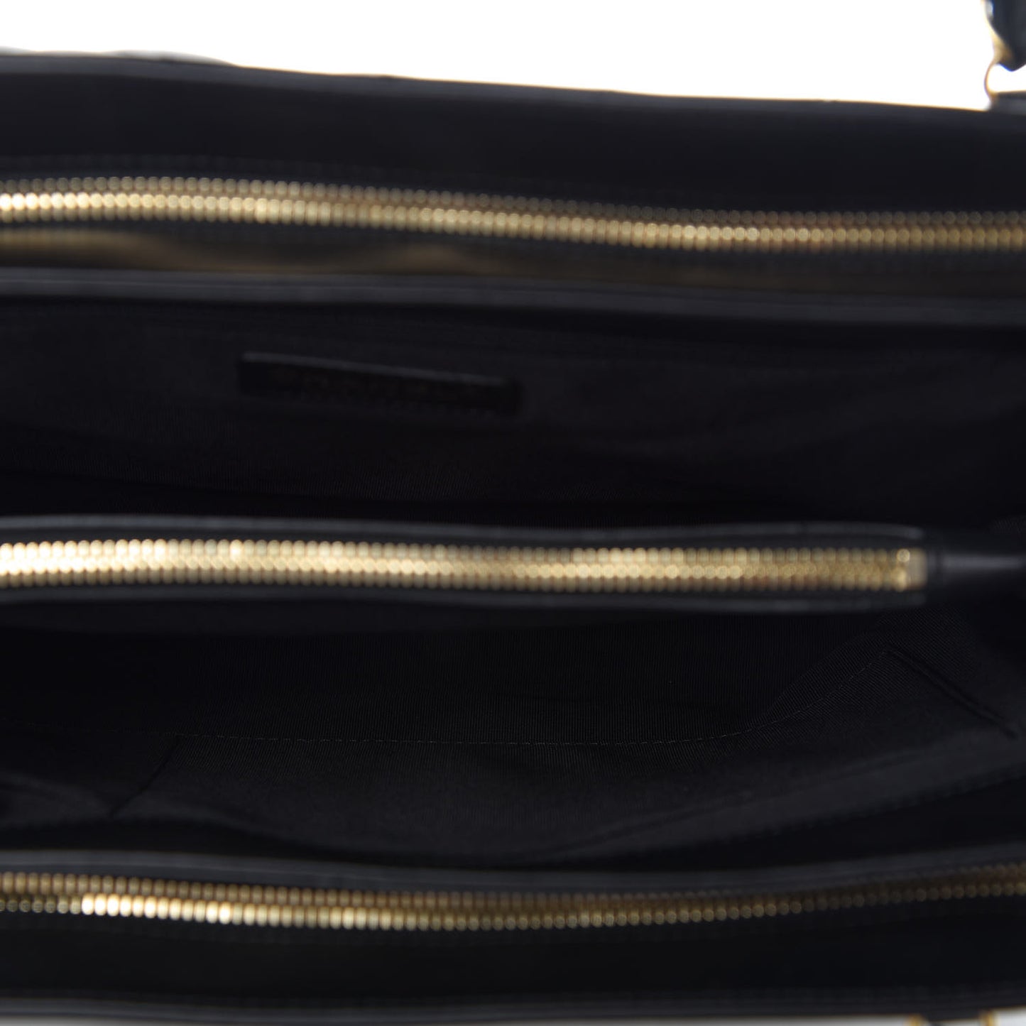 Calfskin Quilted Medium Tote Black