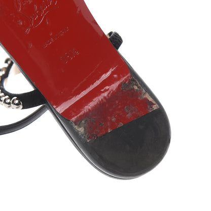 Christian Louboutin Nappa Galeria Flat Sandals 38.5 Black 8 of 11