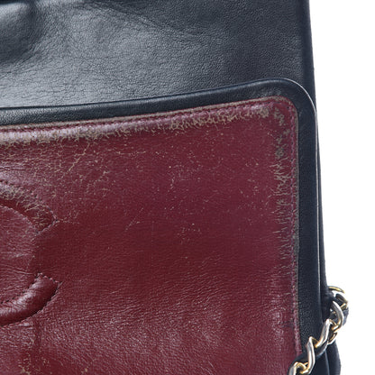Chanel Lambskin Quilted Medium Double Flap Black 12 of 27