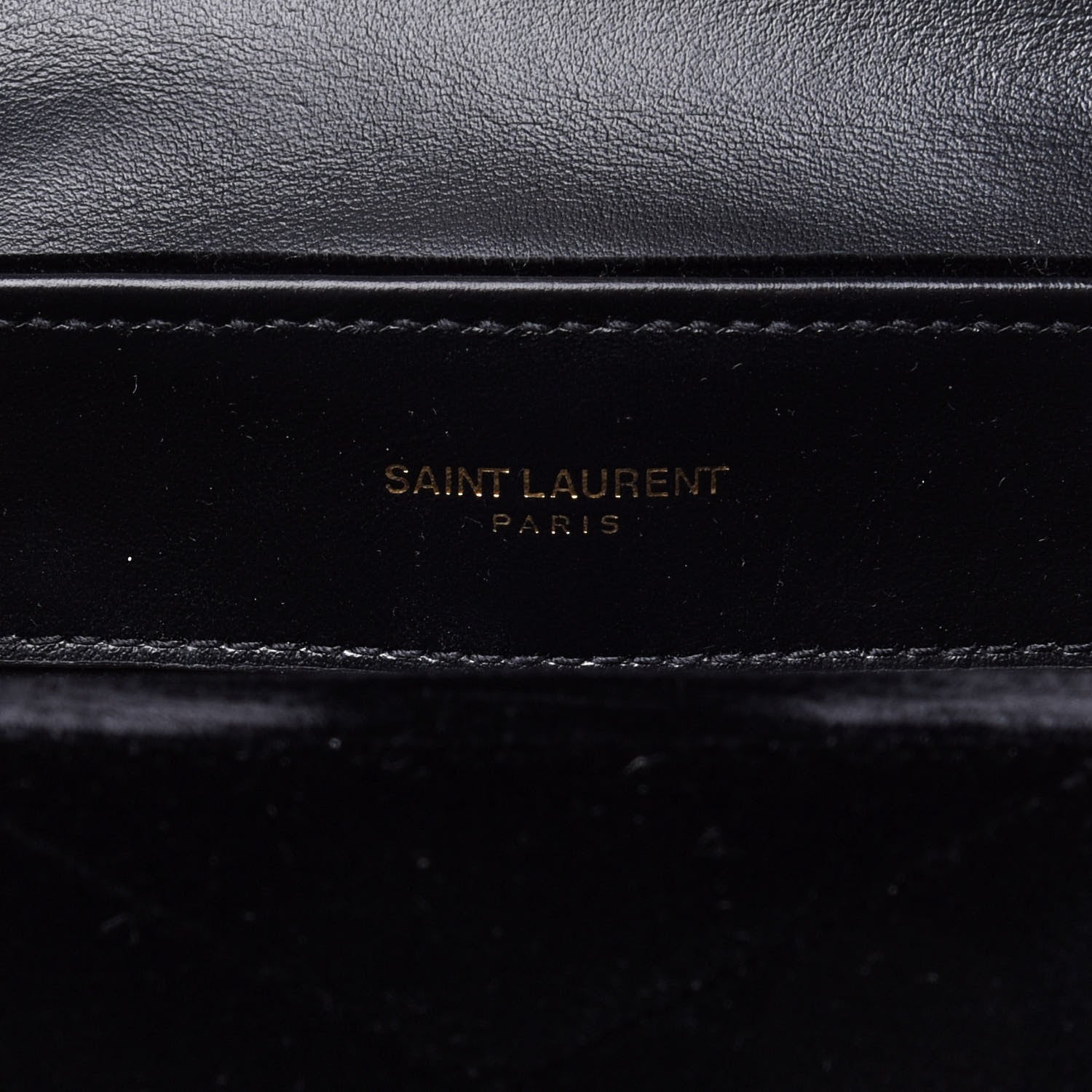 Saint Laurent Velvet Y Quilted Monogram Toy Loulou Chain Satchel French Black 6 of 12