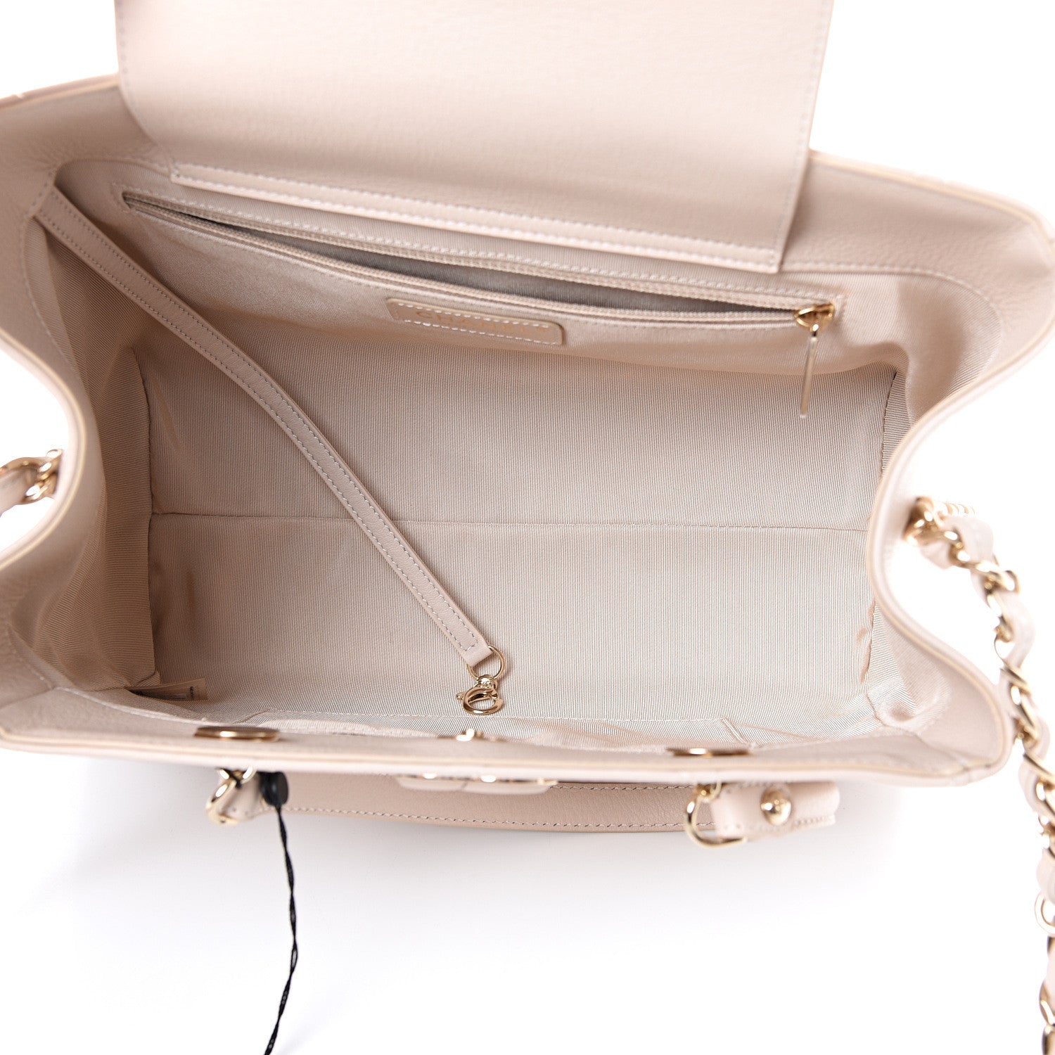 Chanel Bullskin Stitch Small Shopping Tote Light Pink 4 of 11