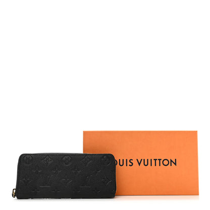 Louis Vuitton Empreinte Clemence Wallet Black 7 of 7