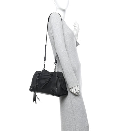 Balenciaga Grained Calfskin Neo Classic Black Hardware S City Black 2 of 12