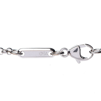 Chopard 18K White Gold Happy Diamonds Icons Heart Pendant Necklace 6 of 7