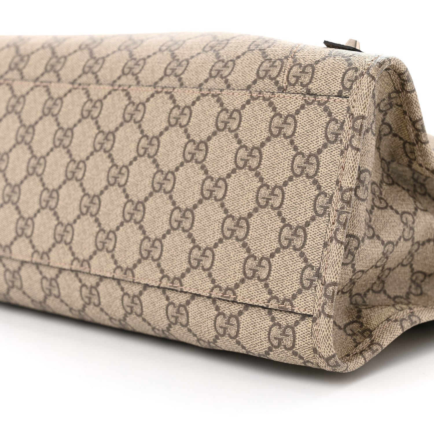 Balenciaga X GUCCI GG Supreme Monogram Neo Classic Silver Hardware City Beige Ebony 10 of 10