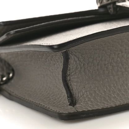 Gucci Dollar Calfskin Crystal Super Mini Dionysus Shoulder Bag Dusty Grey Black Diamond 8 of 9
