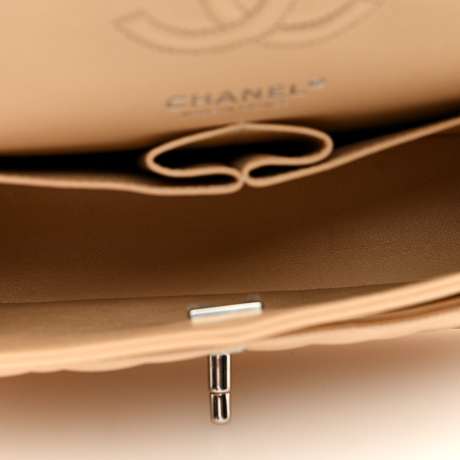 Chanel Caviar Quilted Small Double Flap Beige 5 of 9