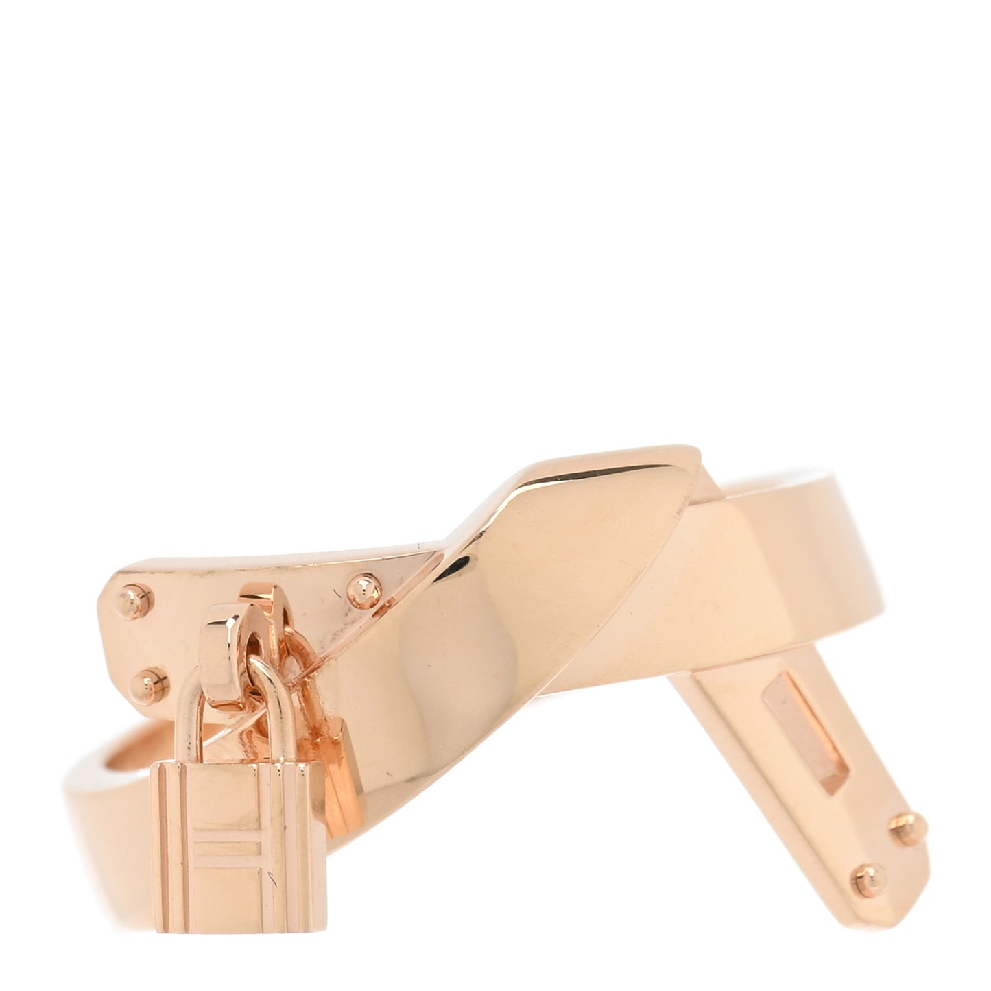 18K Rose Gold Kelly Gavroche Ring 55 7.25