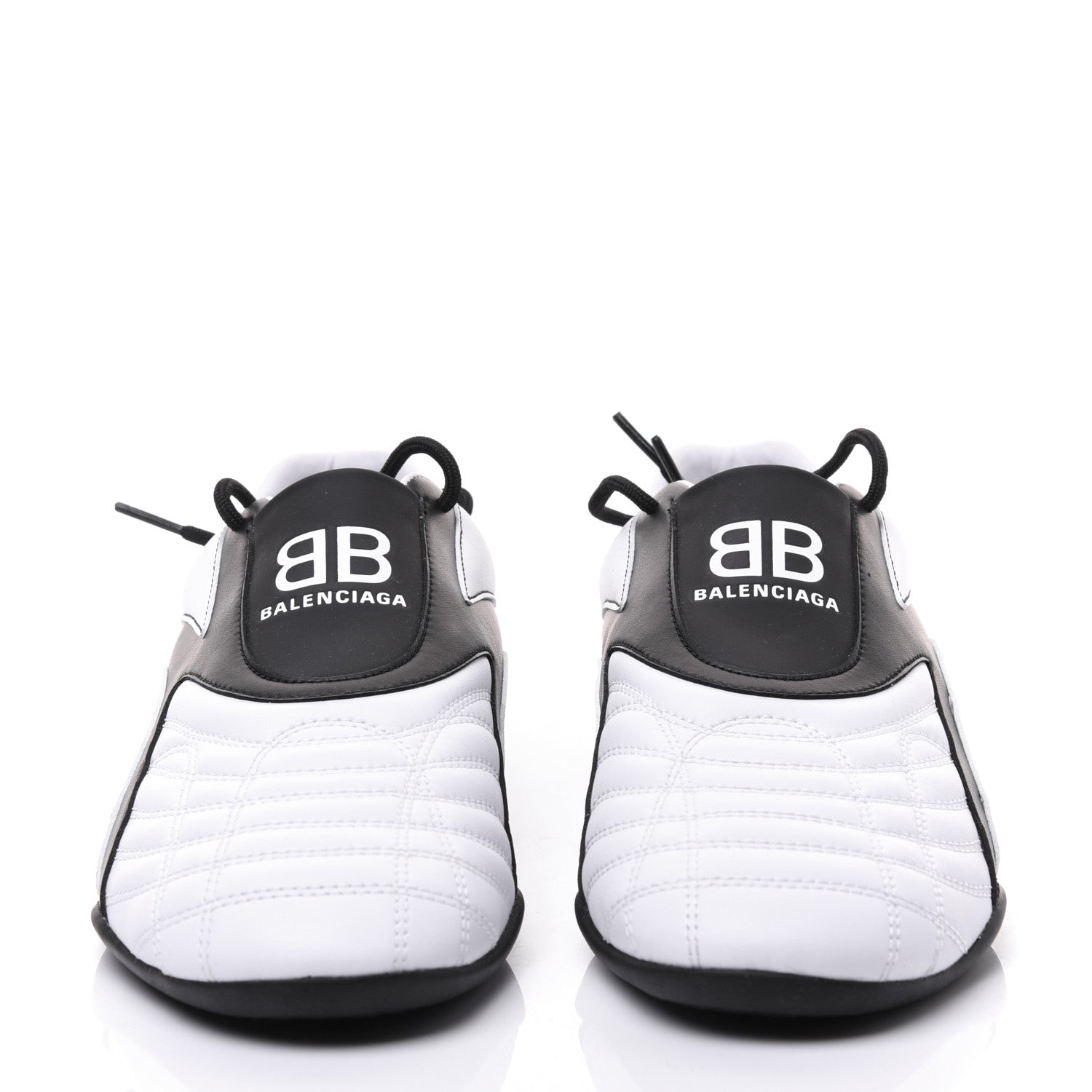 Balenciaga Polyurethane Womens Zen Sneakers 41 White Black 2 of 8