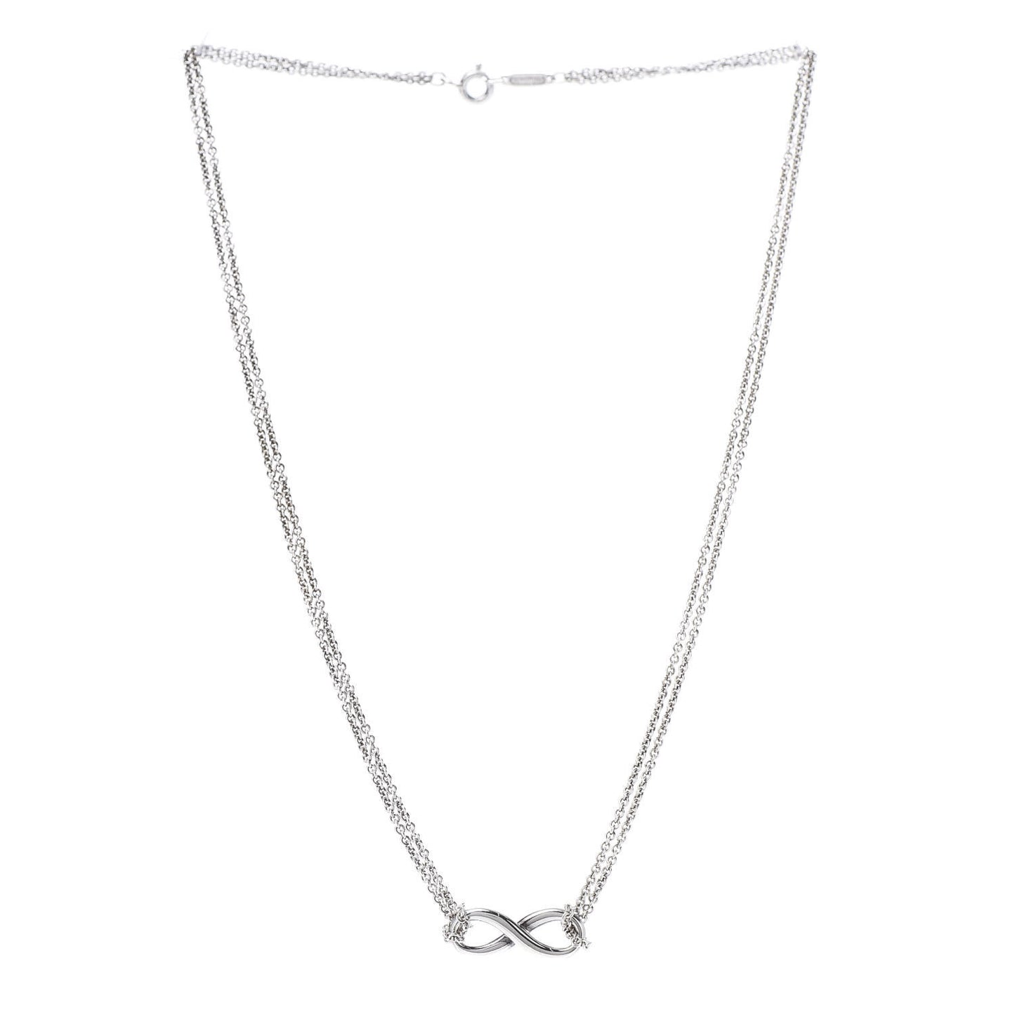Sterling Silver Infinity Pendant Necklace