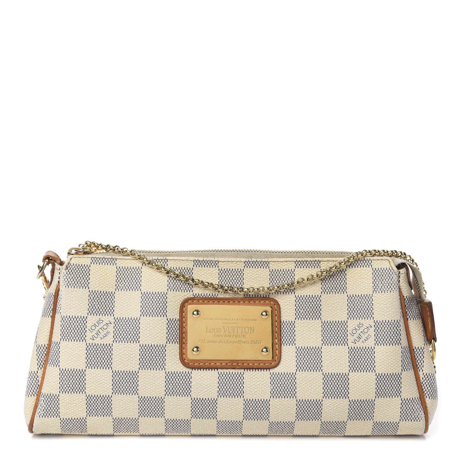 Louis Vuitton Damier Azur Eva Clutch 1 of 14