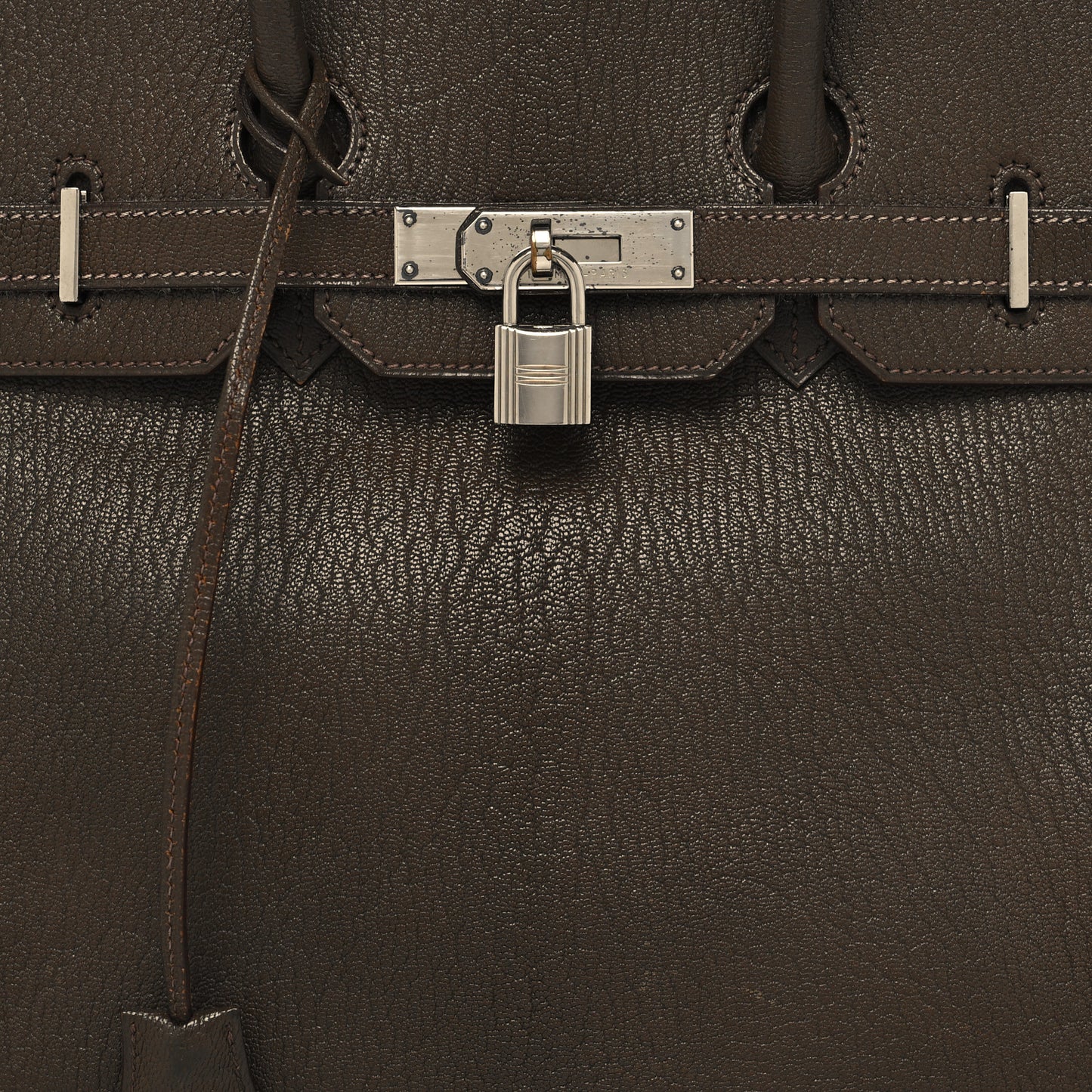 Chevre de Coromandel Birkin 35 Vert Bronze