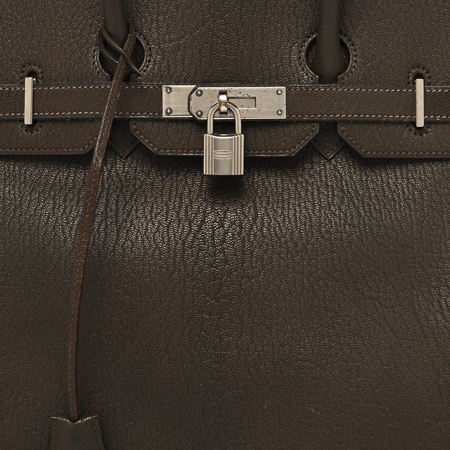 Hermes Chevre de Coromandel Birkin 35 Vert Bronze 8 of 17