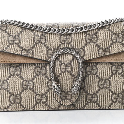 Gucci GG Supreme Monogram Super Mini Dionysus Shoulder Bag Taupe 7 of 10