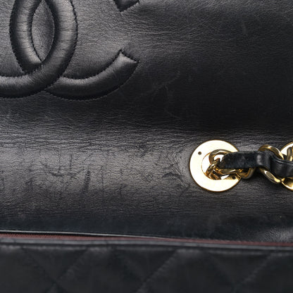 Chanel Lambskin Quilted XL Jumbo Single Flap Black 15 of 19