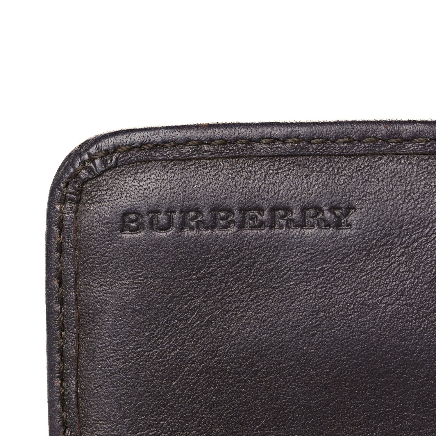 Burberry Smoked Check Penrose Continental Wallet Brown 6 of 7