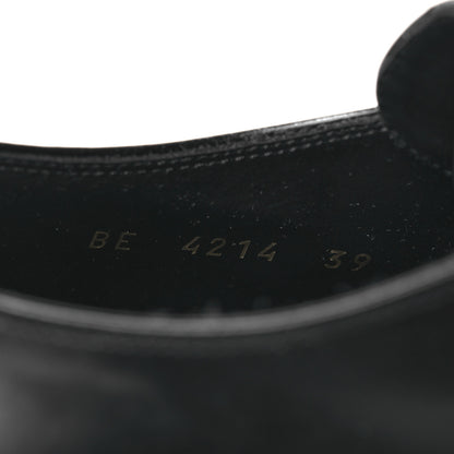 Givenchy Calfskin Voyou Monk Loafers 39  Black 10 of 12