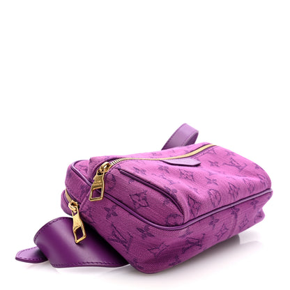 Louis Vuitton Denim Monogram Outdoor Bumbag Purple 4 of 9