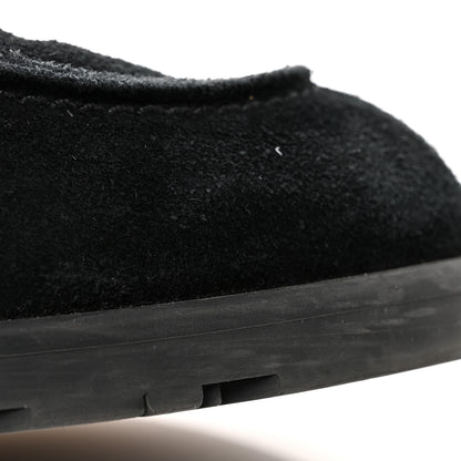 Hermes Suede Calfskin Go Mules 40 Black 10 of 14