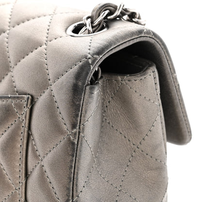 Chanel Metallic Calfskin Quilted Mini Rectangular Flap Ruthenium 12 of 14