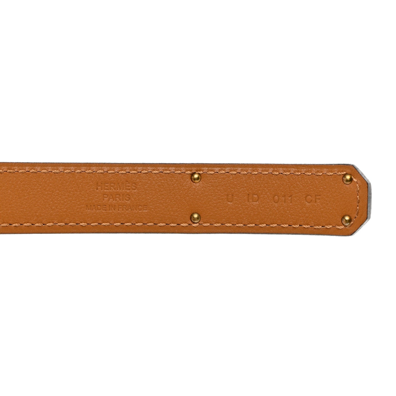Hermes Epsom Kelly Belt Gold 3 of 4