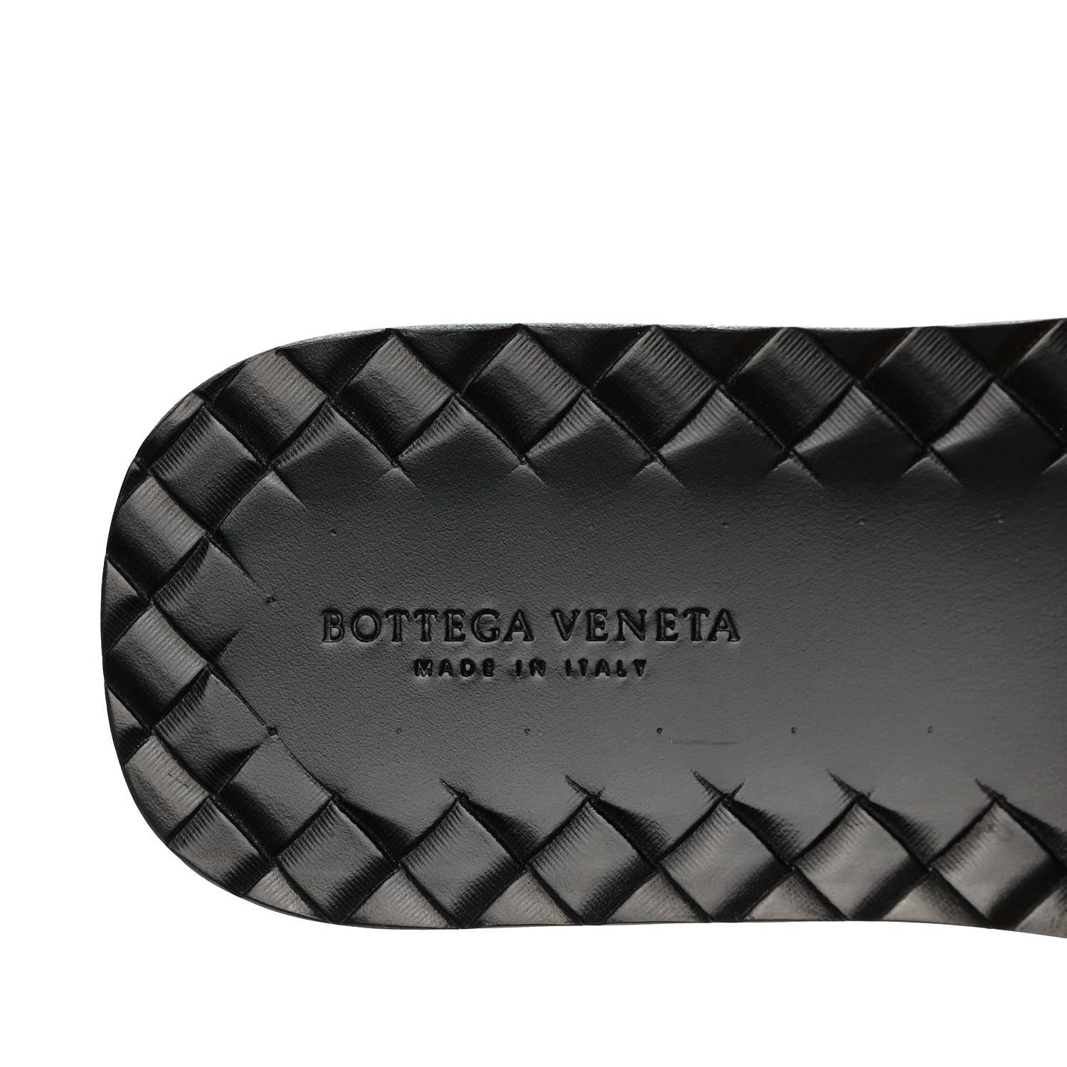Bottega Veneta Nappa Embossed Flat Sandals 38 Black 7 of 7