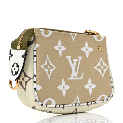 Louis Vuitton Monogram Giant Micro Pochette Accessories Kaki White 3 of 9