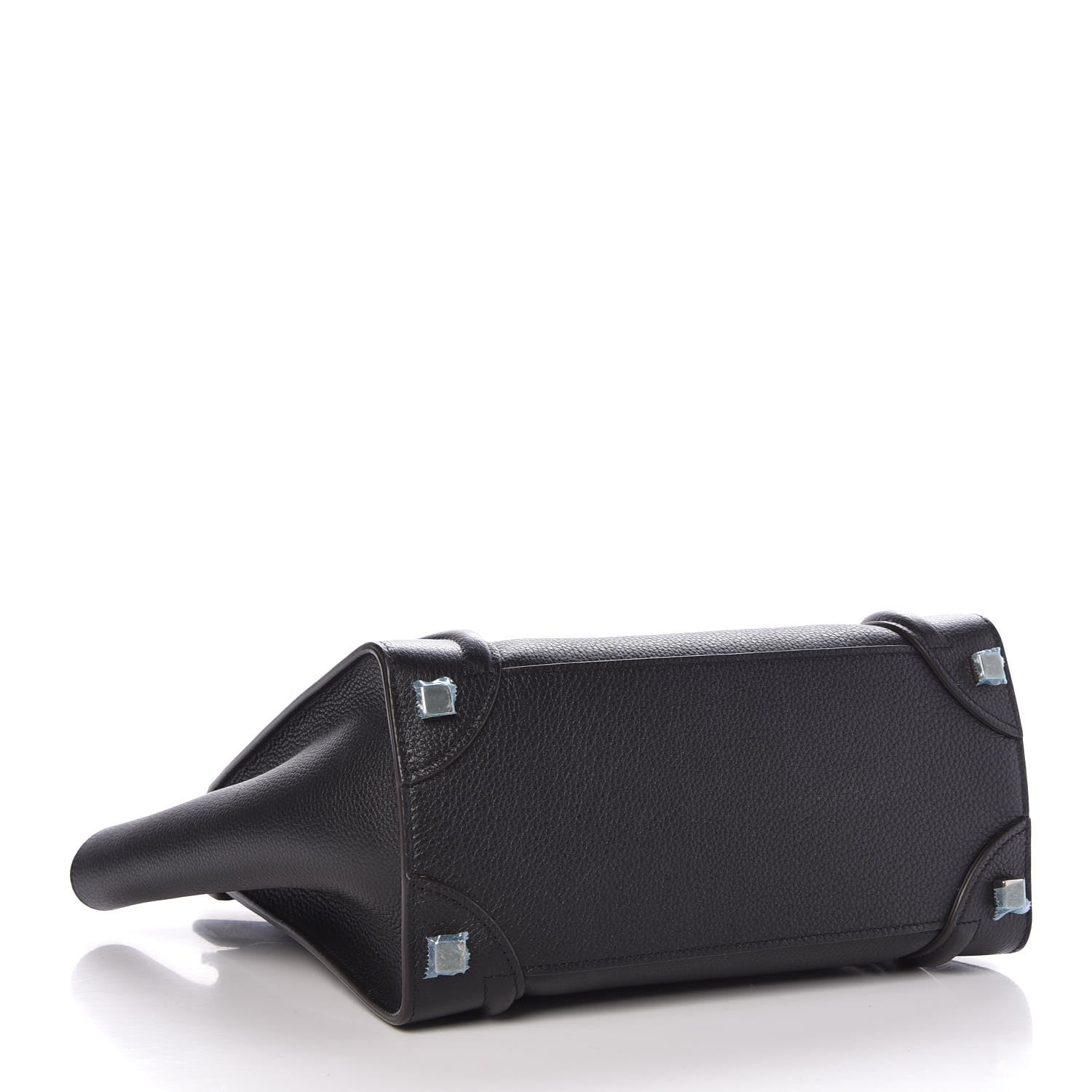 Celine Drummed Calfskin Micro Luggage Black 4 of 7