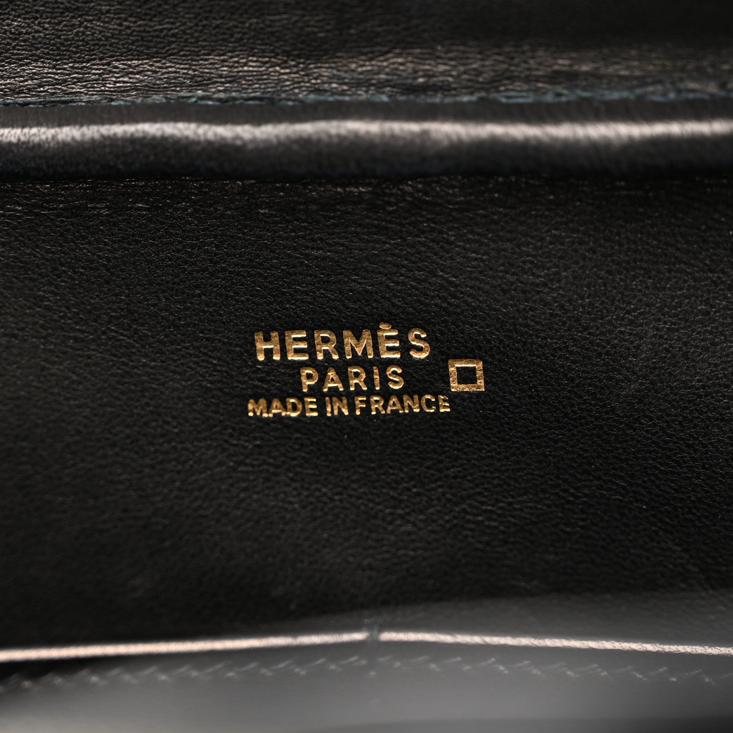 Hermes Shiny Alligator Plume Elan 28 Black 6 of 9