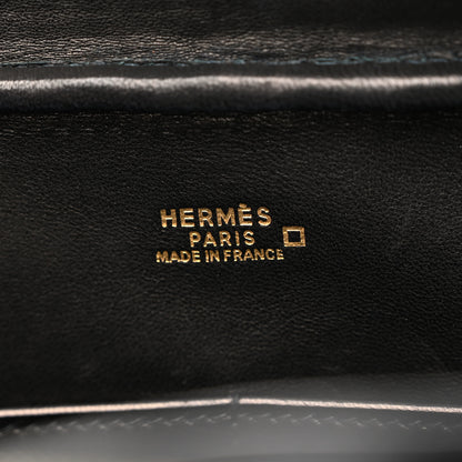 Hermes Shiny Alligator Plume Elan 28 Black 6 of 9