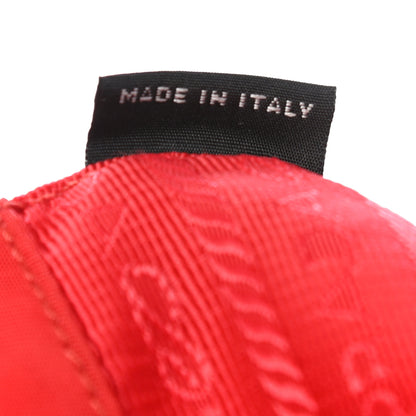 Prada Nylon Vela Drawstring Pouch Rosso 7 of 8
