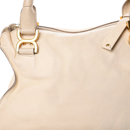 Chloe Calfskin Medium Marcie Satchel Cream 14 of 18