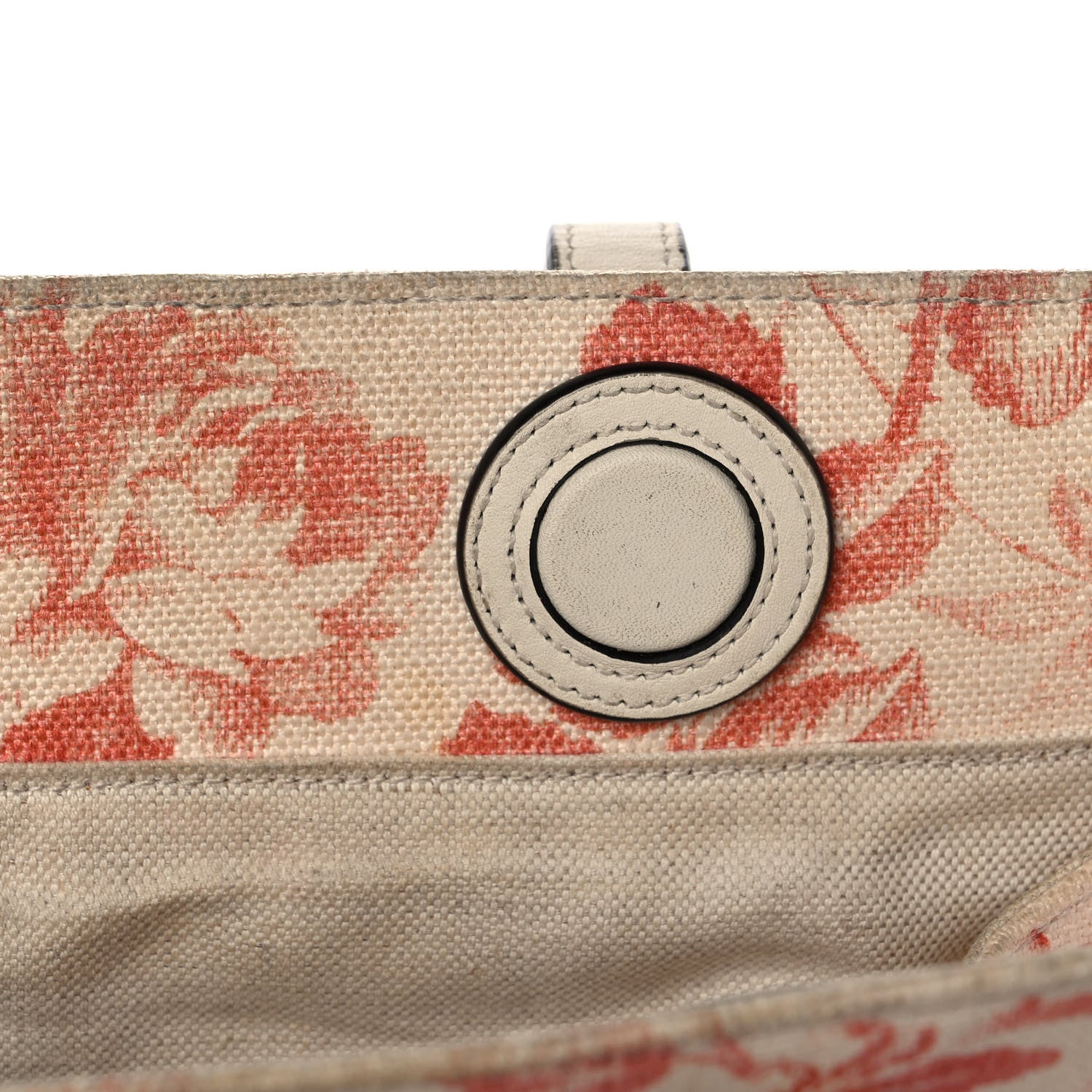 Gucci Canvas Herbarium Print Tote Red 12 of 16