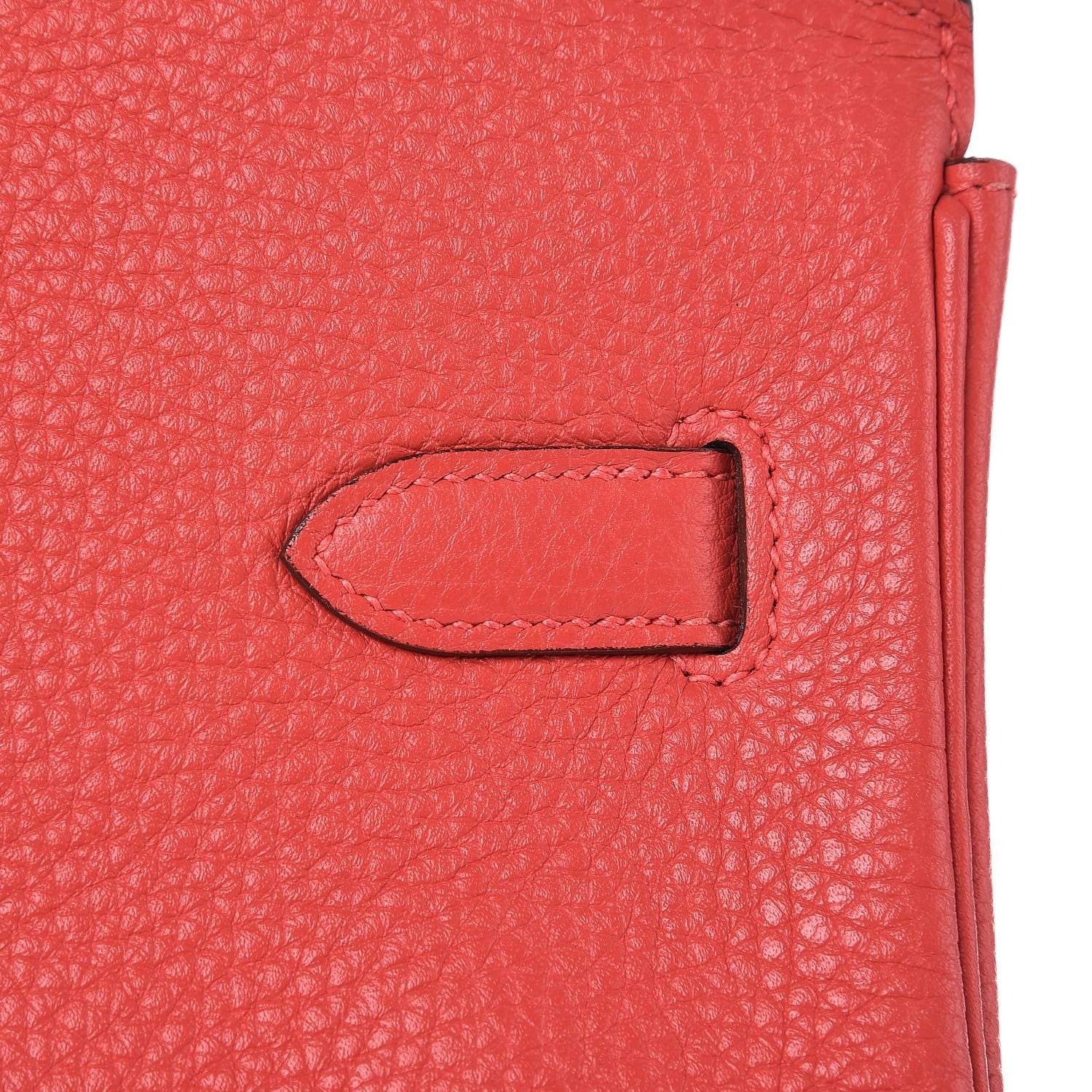 Hermes Taurillon Clemence Birkin 35 Rouge Pivoine 20 of 37