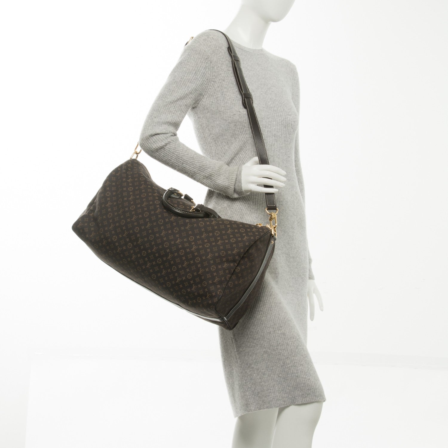 Louis Vuitton Monogram Idylle Speedy Voyage Bandouliere 45 Fusain 2 of 6