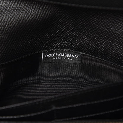 Dolce & Gabbana Dauphine Tulip Print Continental Wallet Black 6 of 6