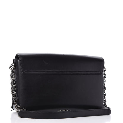 Dolce & Gabbana Nappa Crystal Embellished Millennial Rectangular Shoulder Bag Black 3 of 9