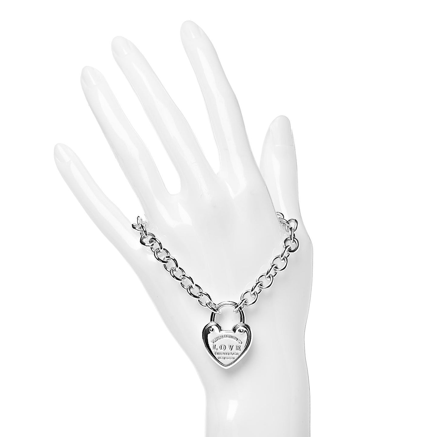 Sterling Silver Return to Love Lock Bracelet