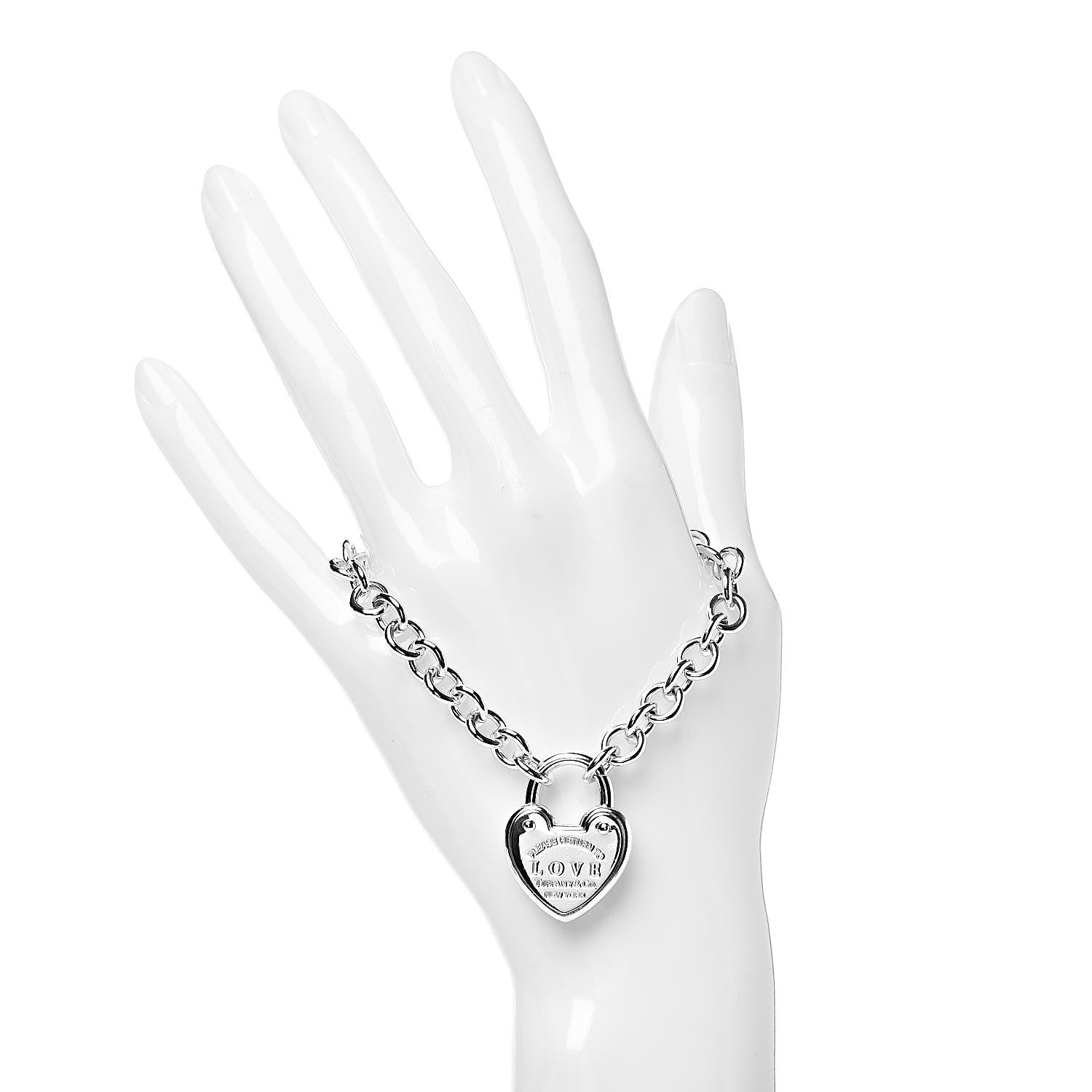 Tiffany Sterling Silver Return to Love Lock Bracelet 2 of 4