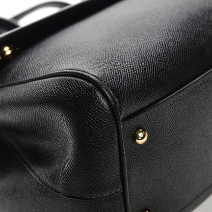 Dolce & Gabbana Dauphine Large Miss Sicily Satchel Black 8 of 8