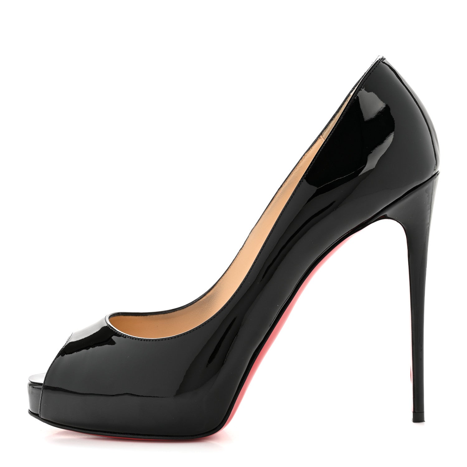 Christian Louboutin Patent New Very Prive 120 Pumps 40 Black 1 of 10