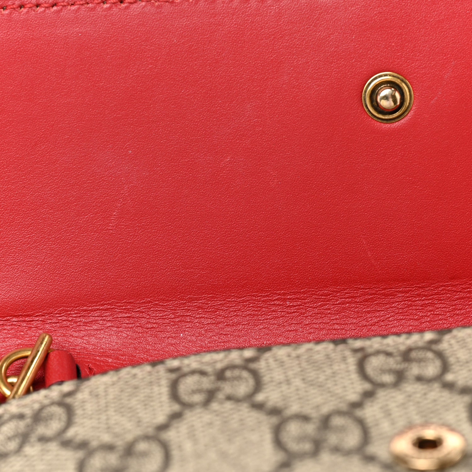 Gucci GG Supreme Monogram Mini Cherry Chain Bag 8 of 8