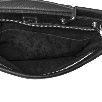 Fendi Cuoio Romano Selleria Monster Eyes Large Peekaboo Iconic Fit Satchel Black 6 of 12
