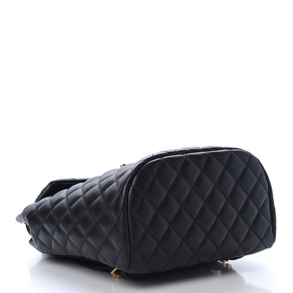 Chanel Calfskin Quilted Small Urban Spirit Backpack Black 3 of 4