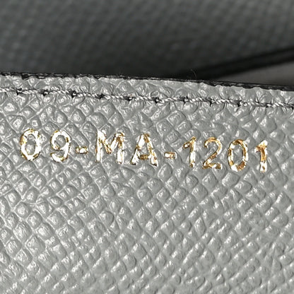 Christian Dior Grained Calfskin Saddle Bag Grey Stone 7 of 10