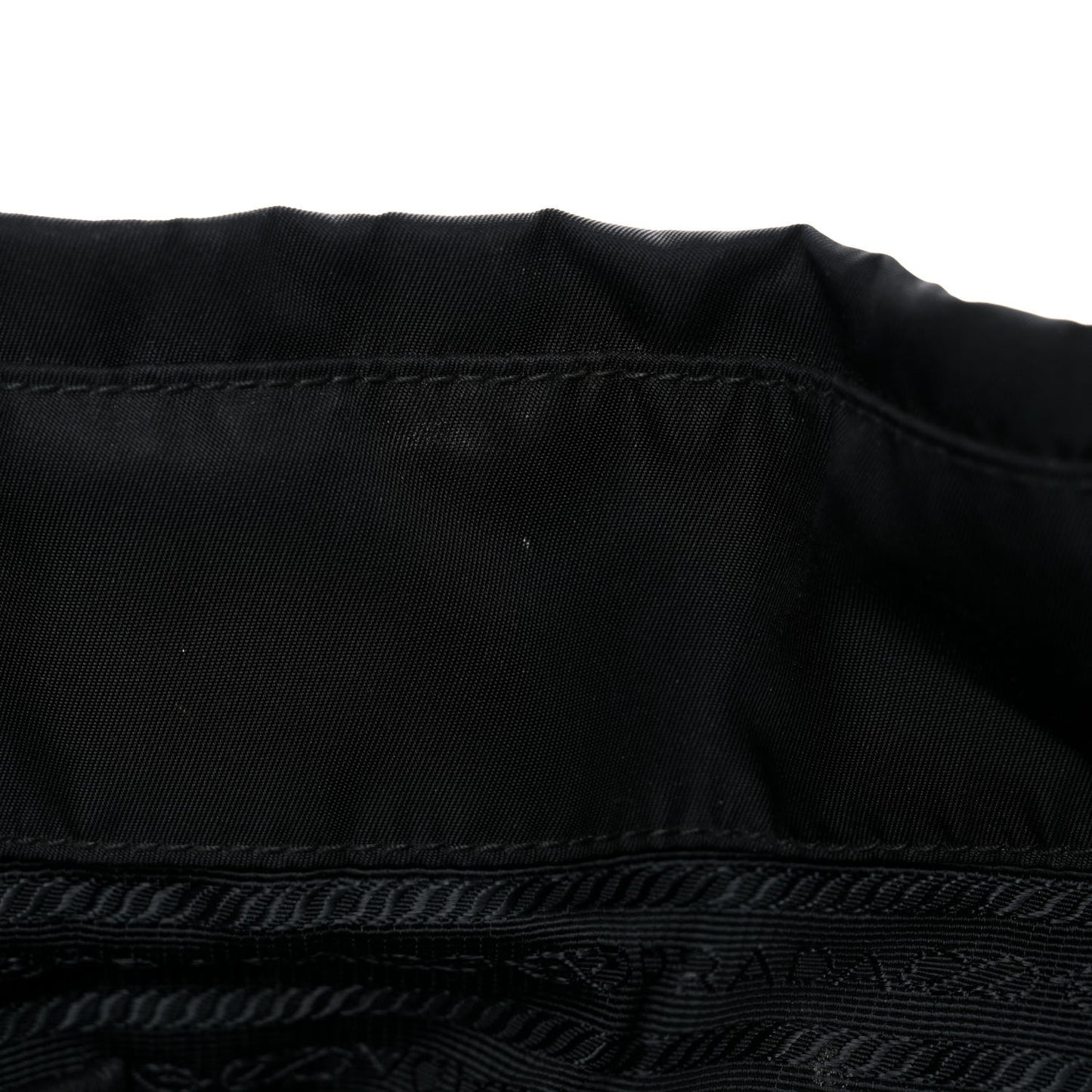 Tessuto Nylon Soft Calfskin Shopping Satchel Black