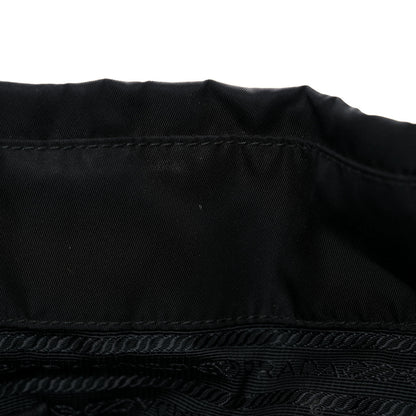 Prada Tessuto Nylon Soft Calfskin Shopping Satchel Black 16 of 24