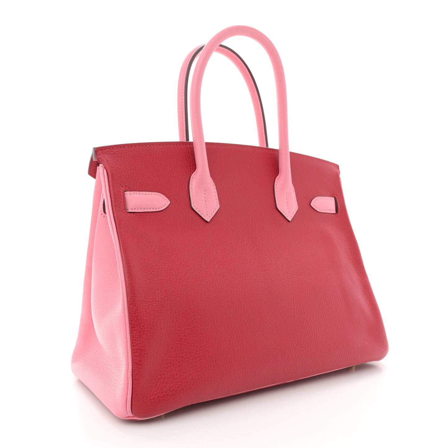 Chevre Mysore Horseshoe Birkin 30 Rouge Rose Confetti