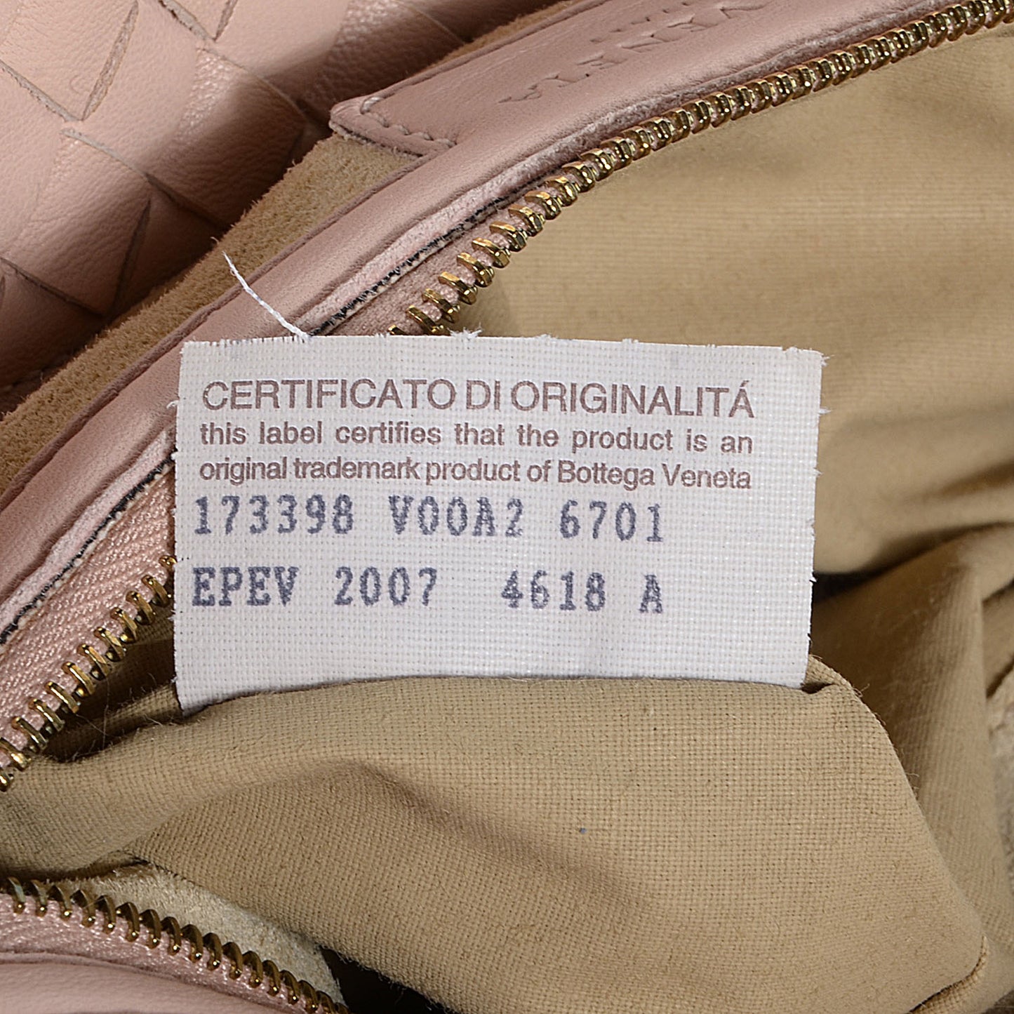 Nappa Intrecciato Montaigne Bag Lotus